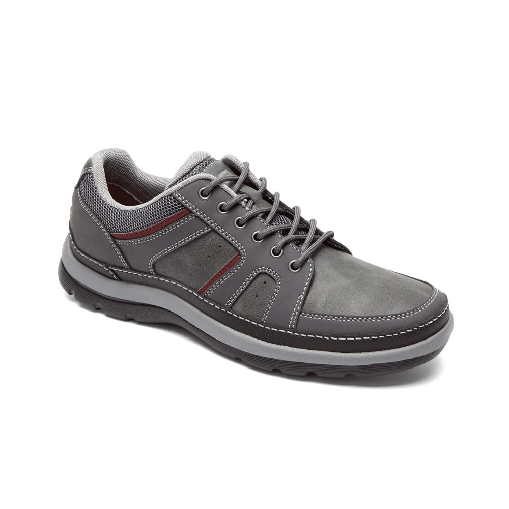 Rockport Joggesko Herre Mørke Grå - Get Your Kicks Mudguard Blucher - XBEU62471